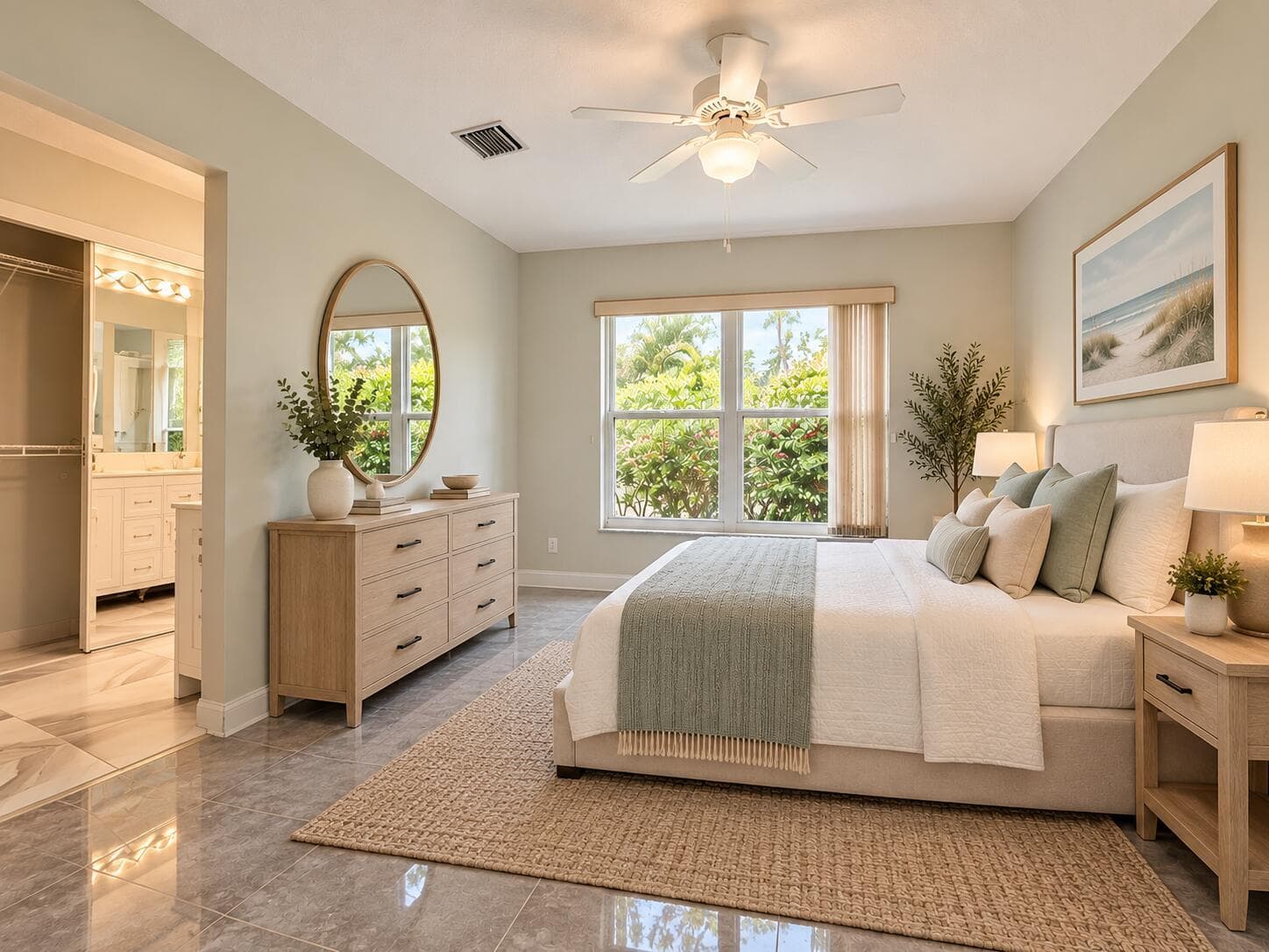 Coastal Sage Bedroom Retreat
