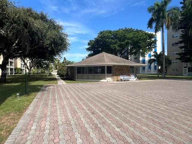 club house and recreational area