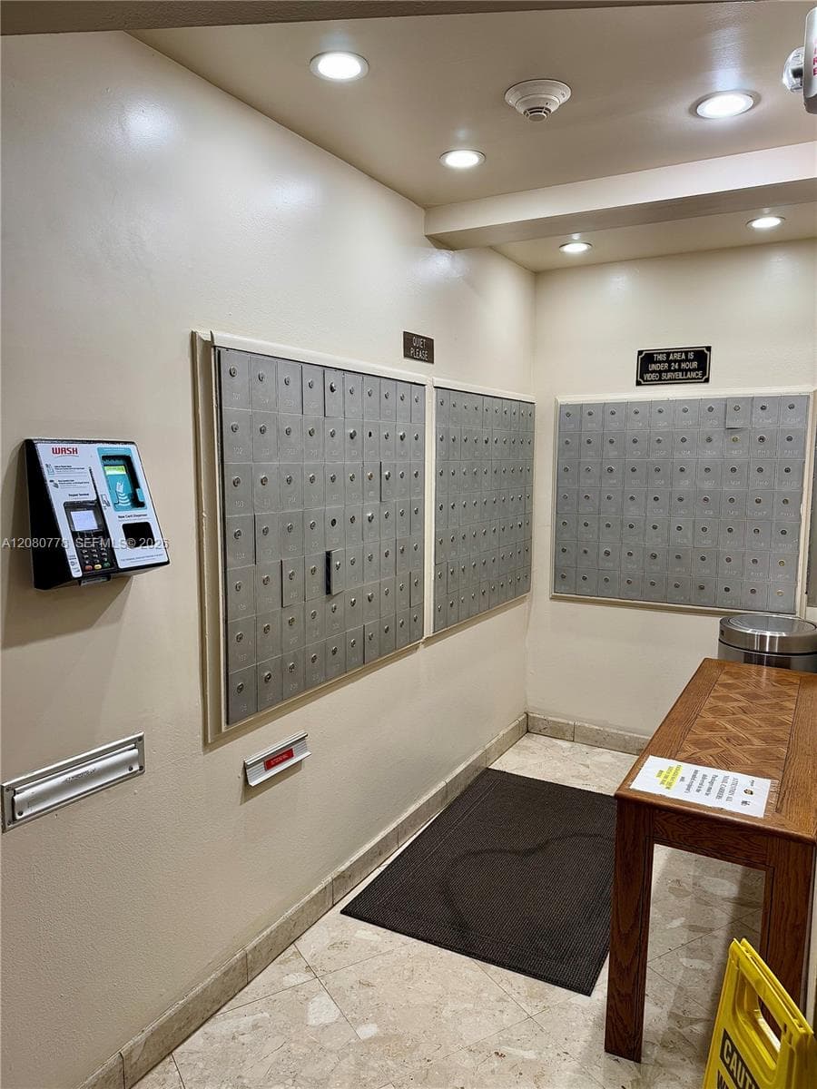 Mail Room and Laundry Card device