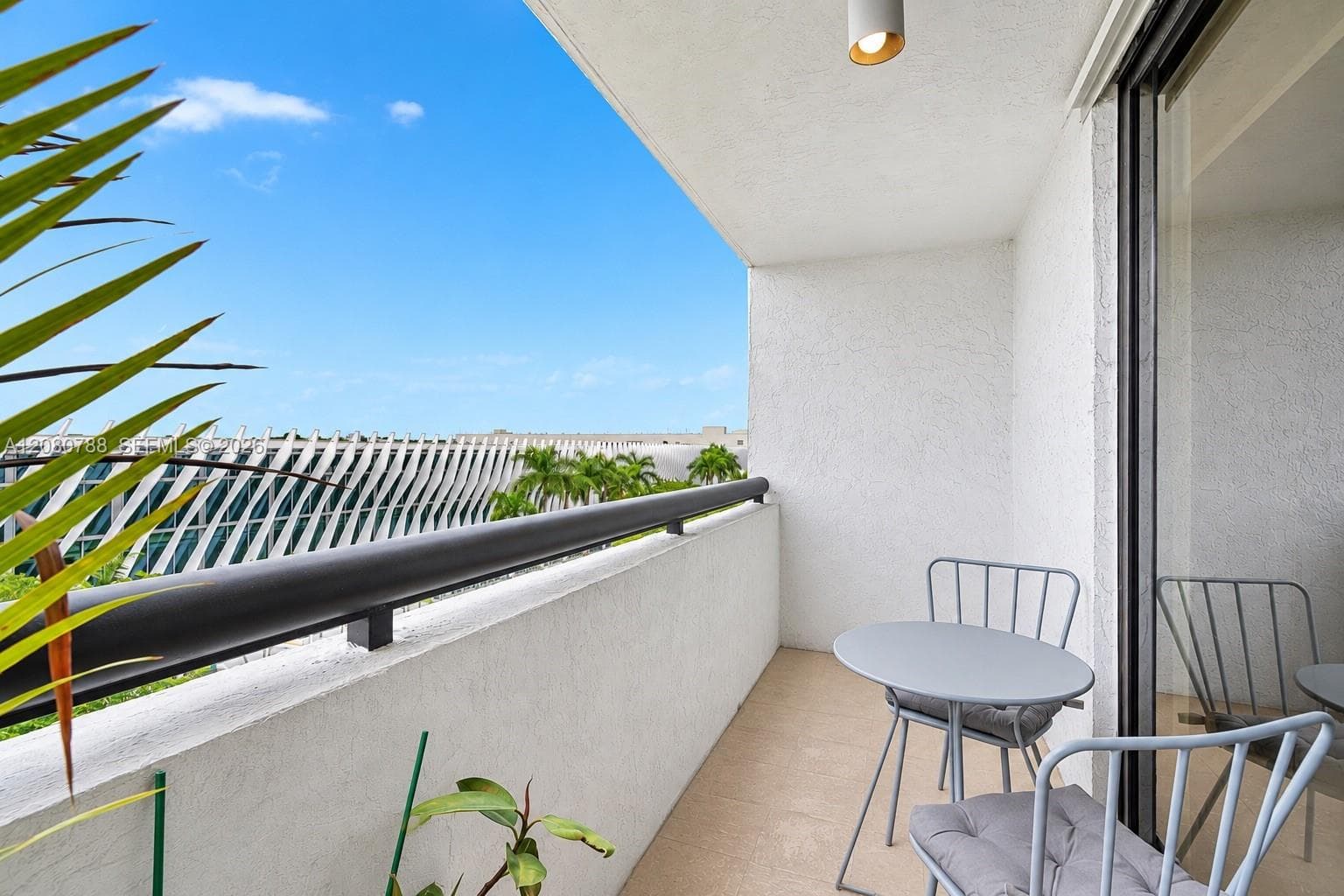 West Facing Balcony