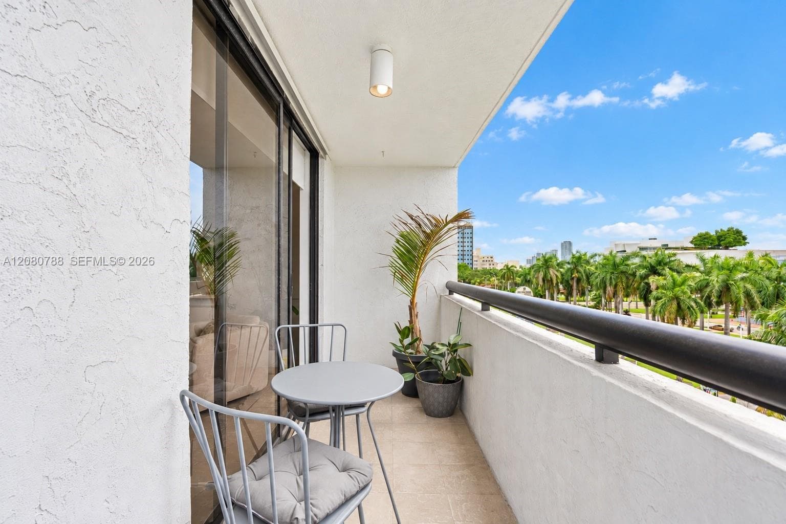 West Facing Balcony