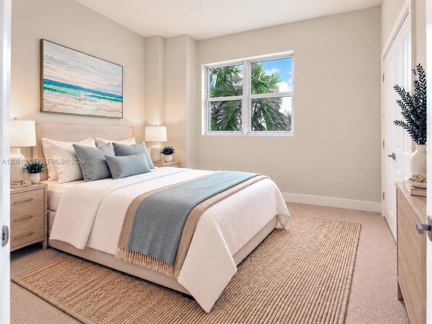 *Virtually staged* Second Bedroom