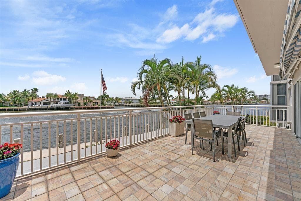Patio off clubroom