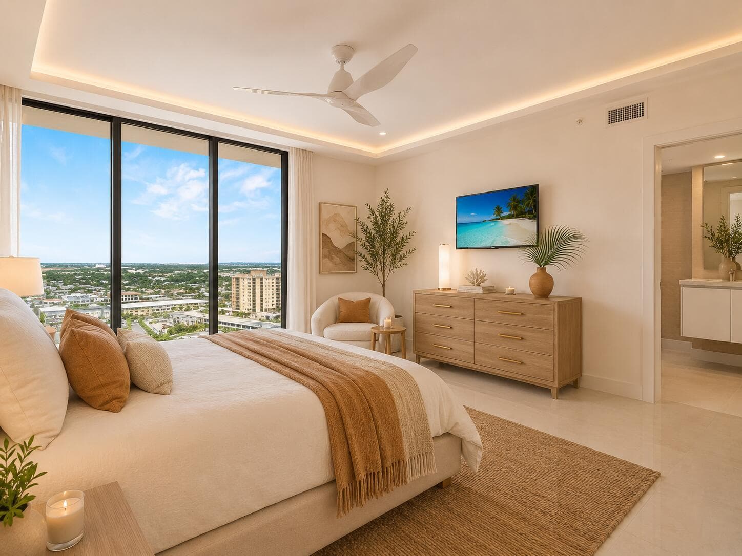 City Views 2nd Ensuite bedroom