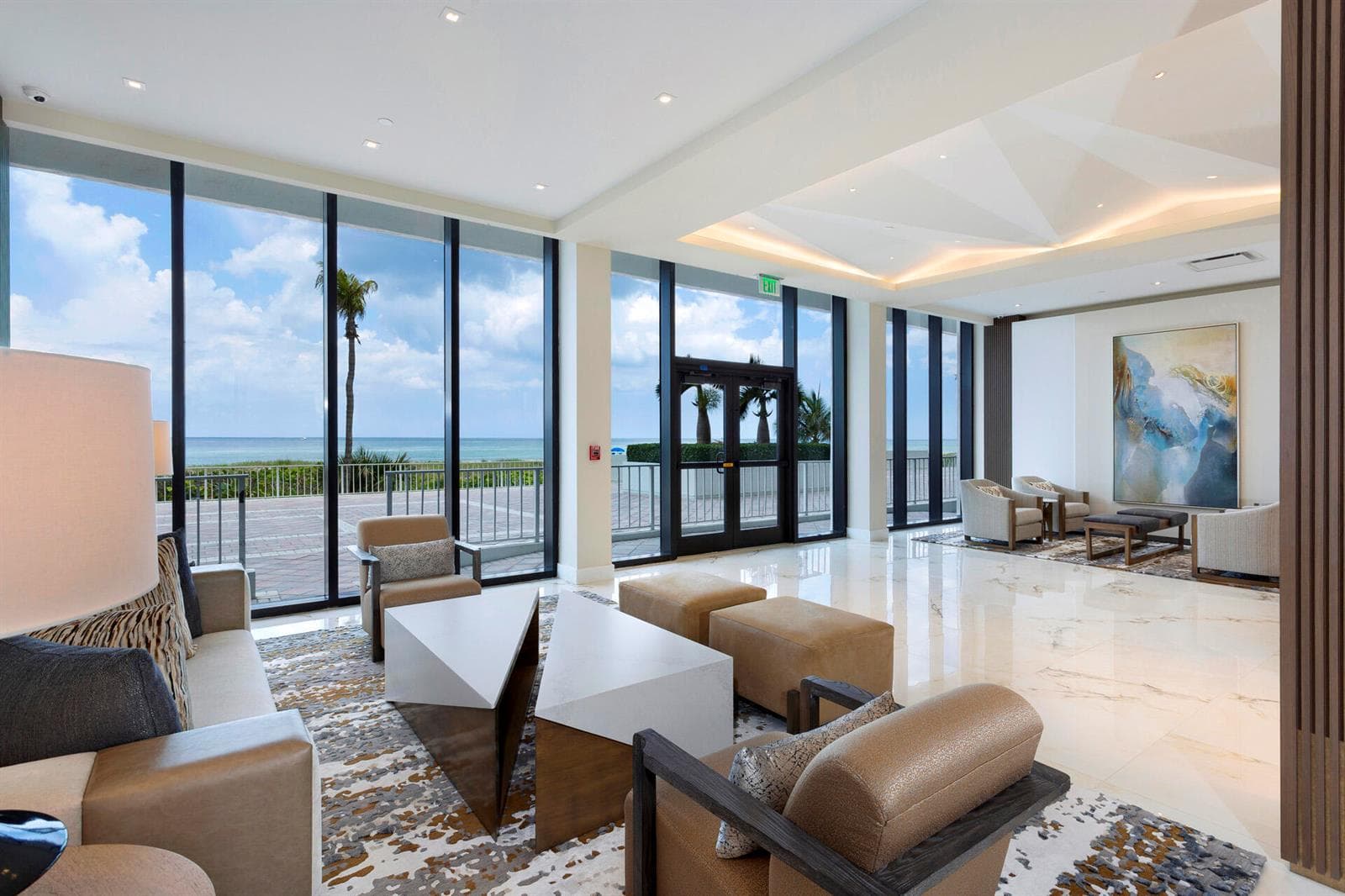 LOBBY SEATING AND VIEW