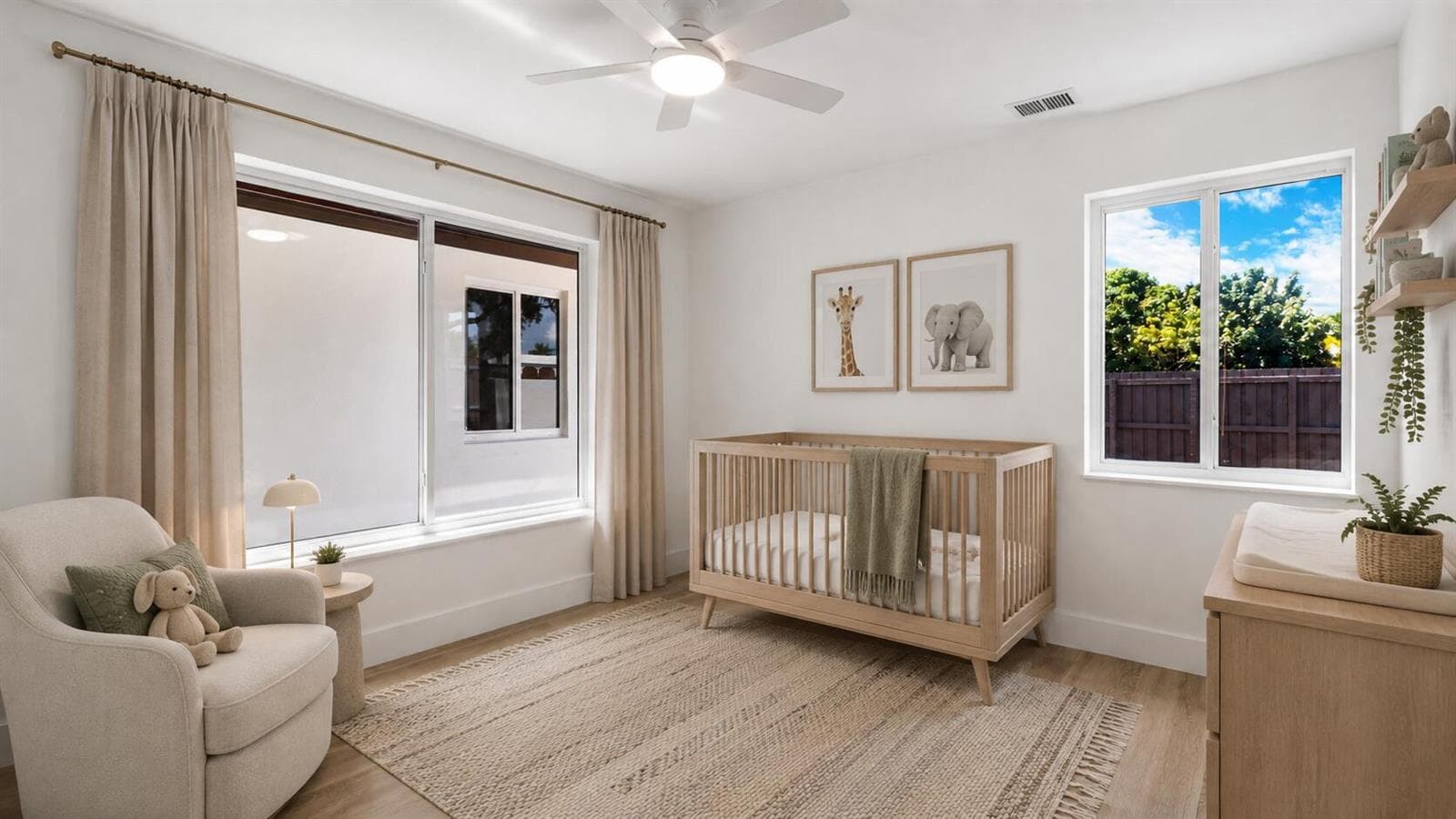Third Bedroom Staged