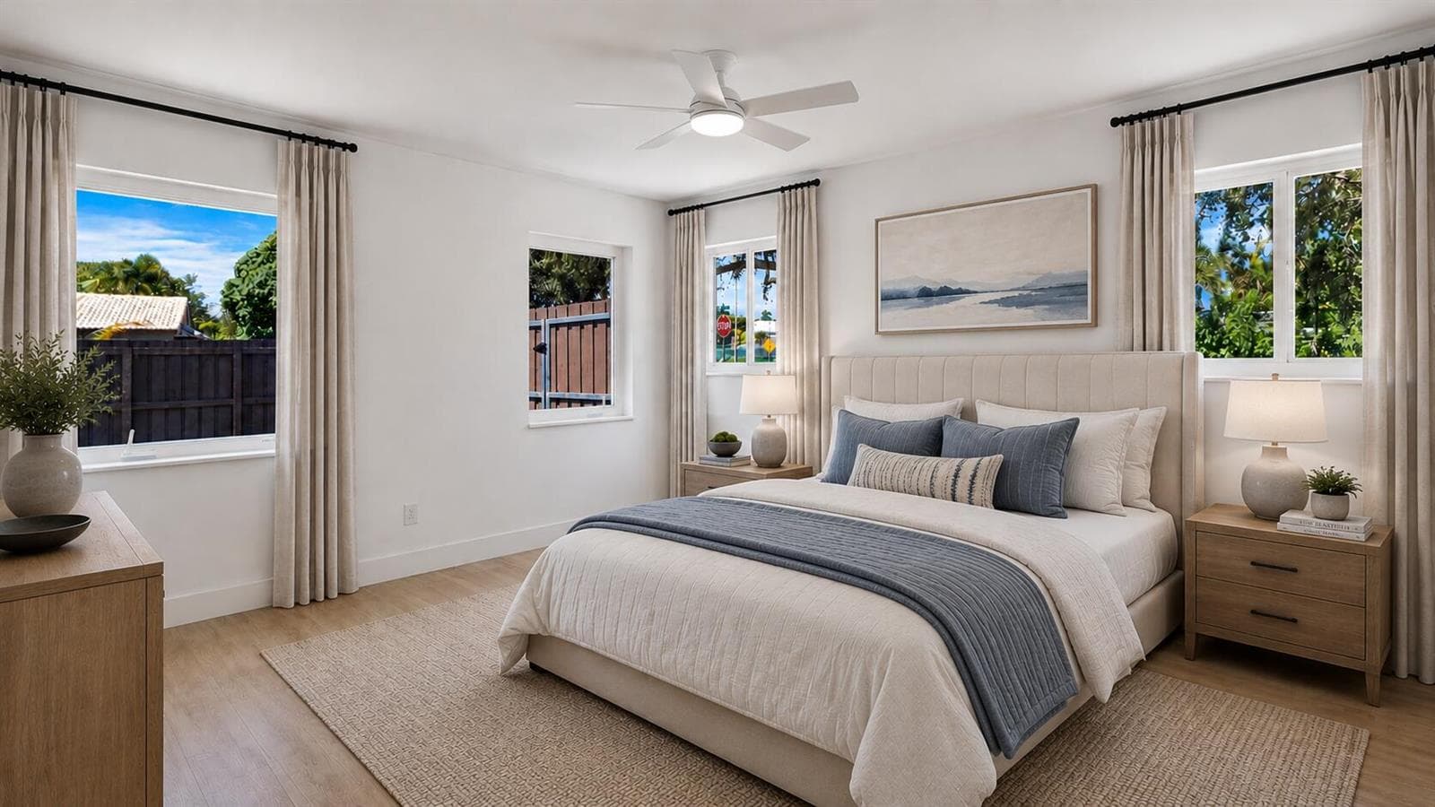 Second Bed Staged