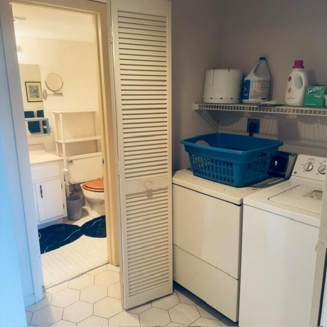 Washer and Dryer in Unit