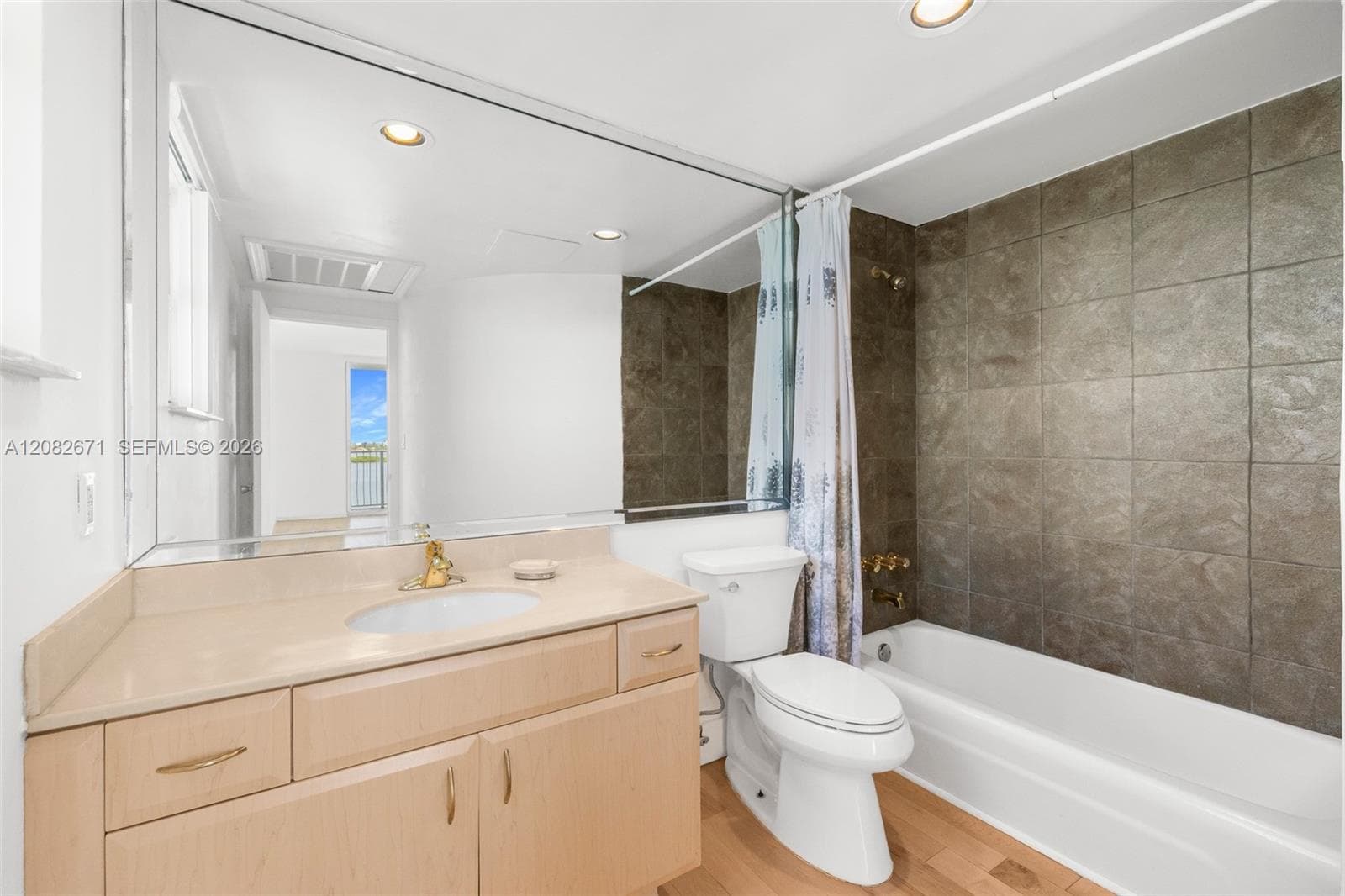 Second full bathroom with walk-in shower.