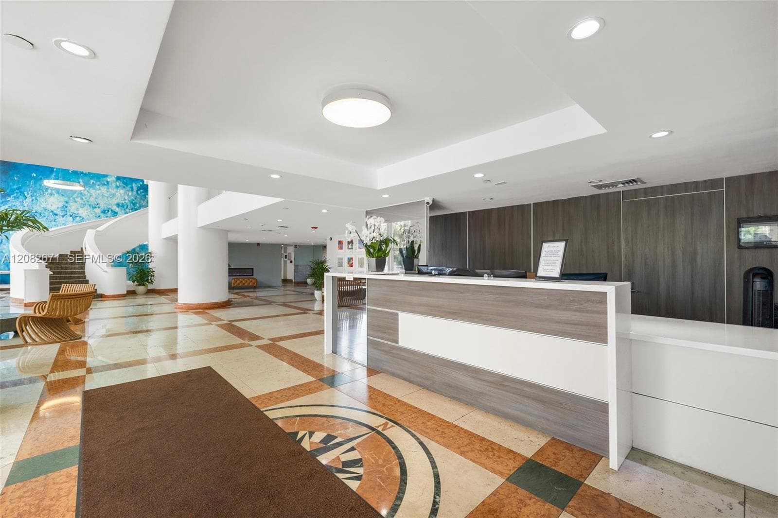 Staffed lobby and 24-hour front desk.