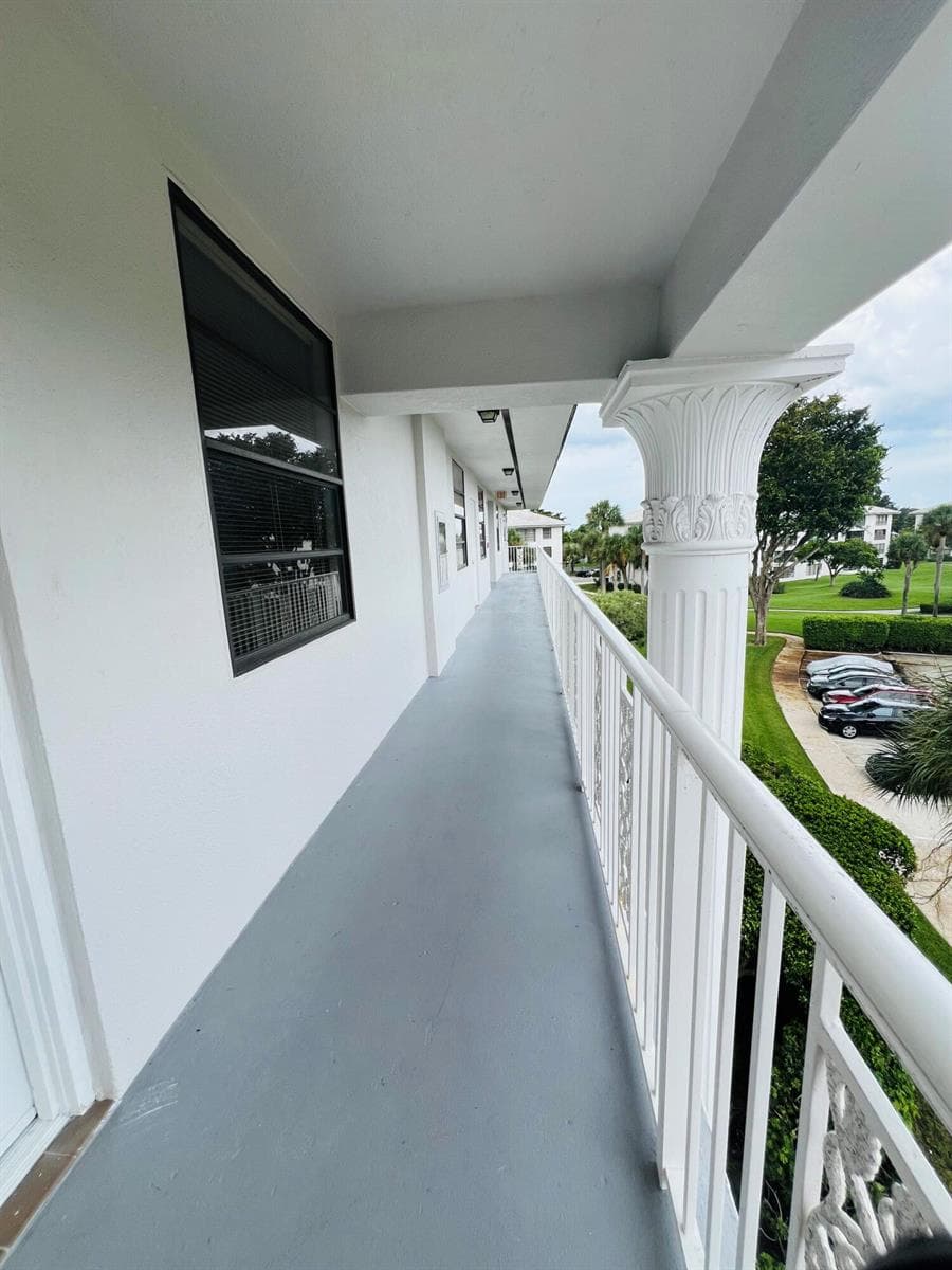 exterior corridor