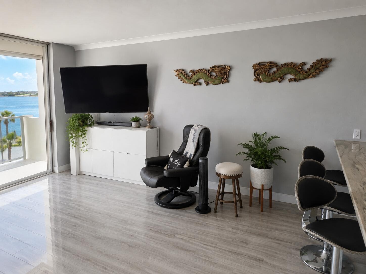 living room view