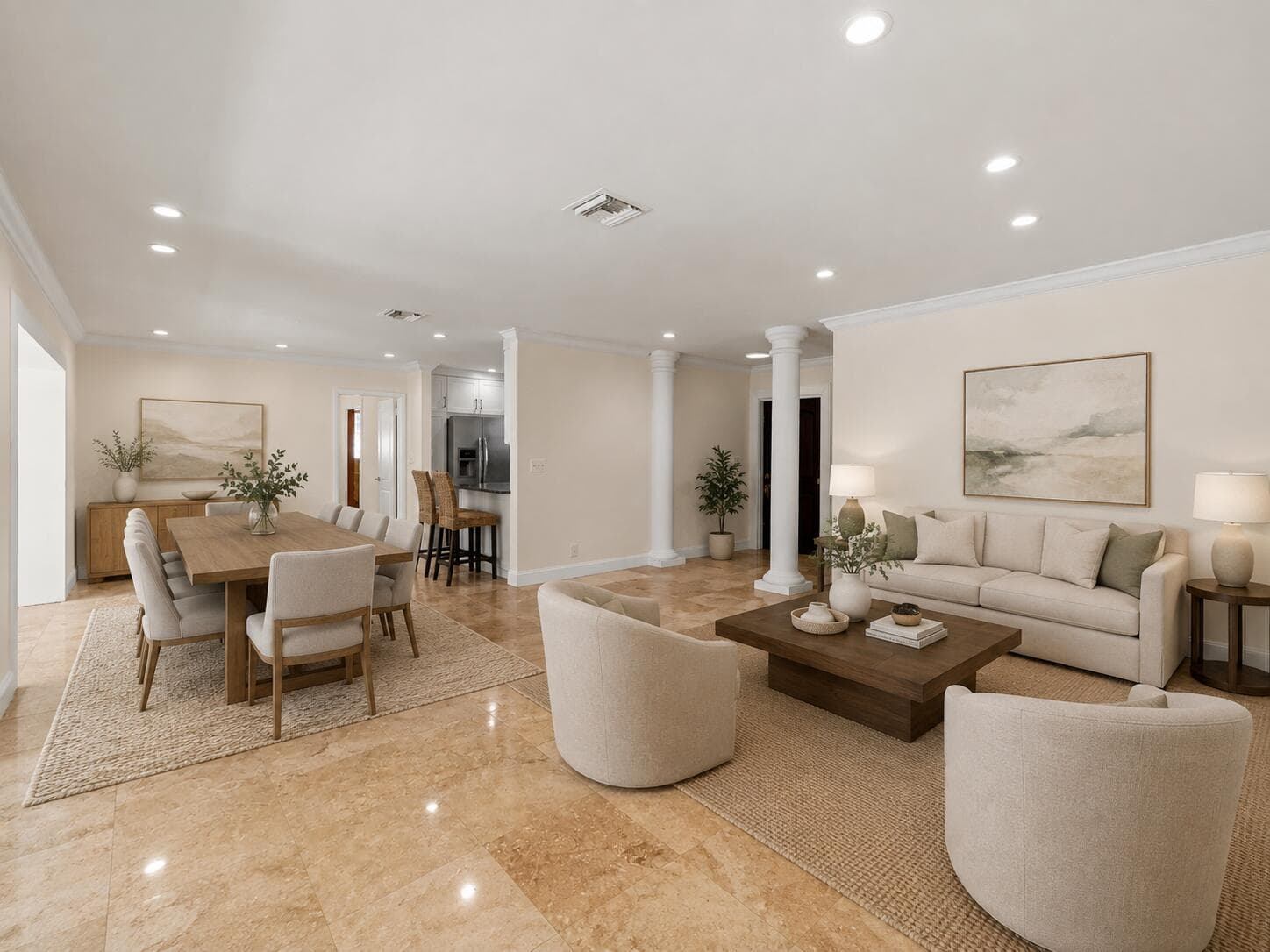 Dining Room- Staged