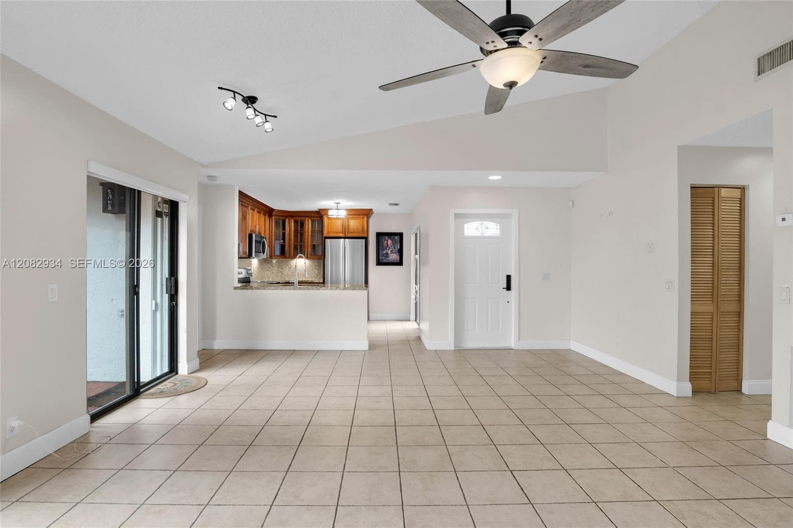 alternate view of living dining area