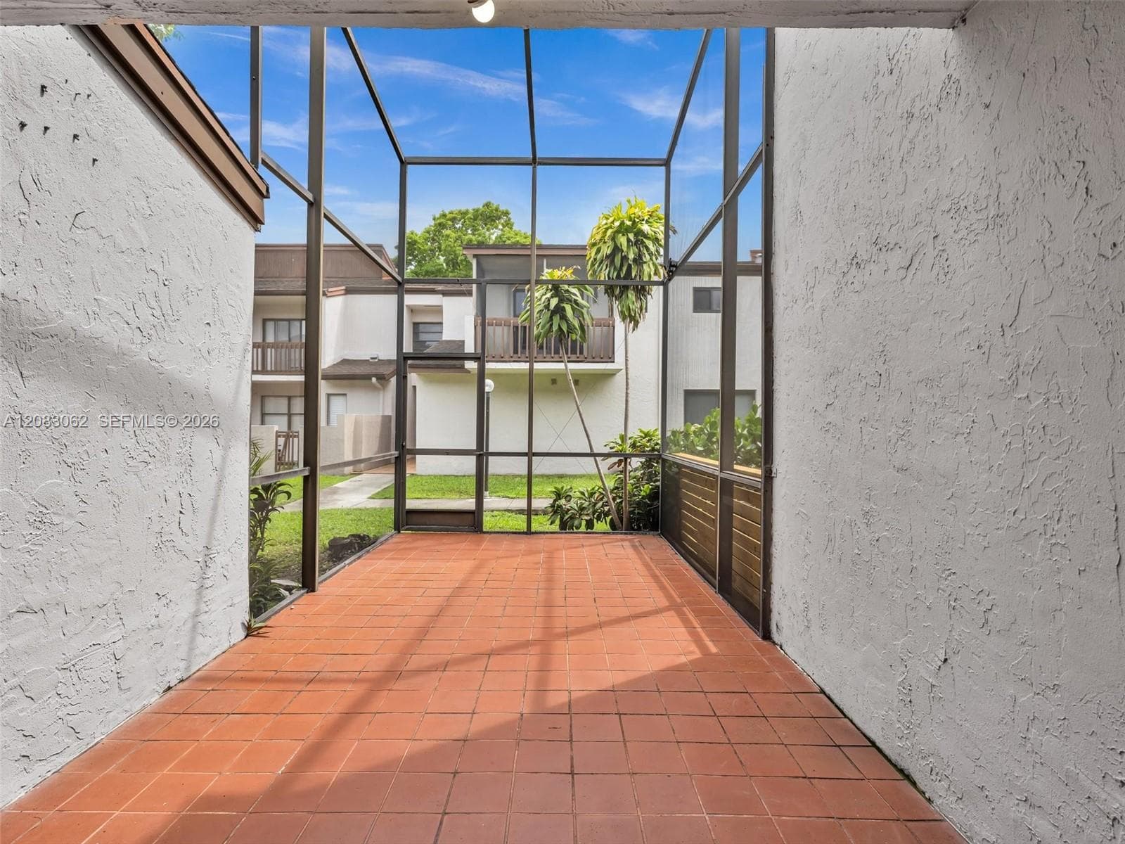 Expansive Screened in back patio
