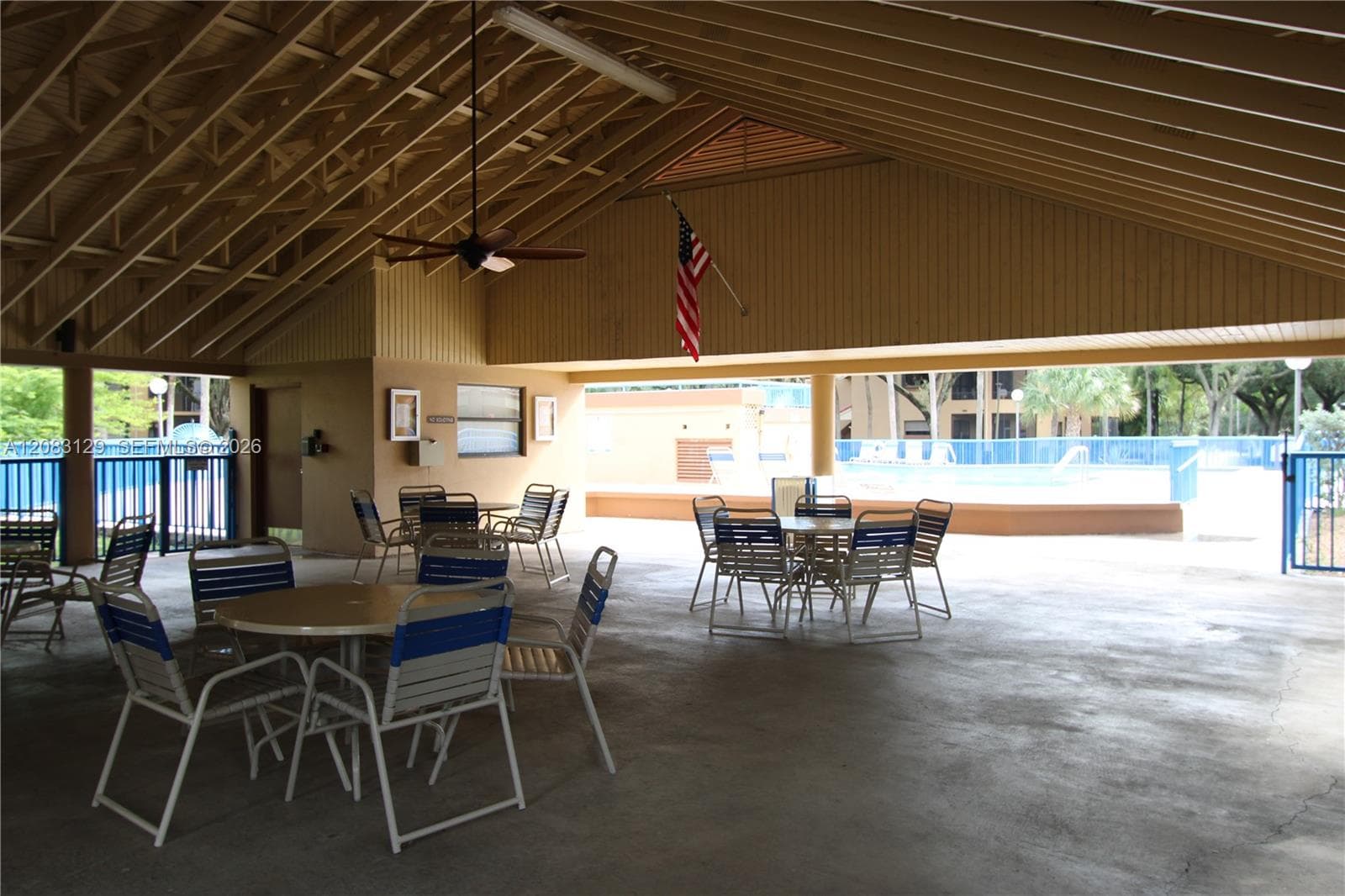 Community Pool covered area
