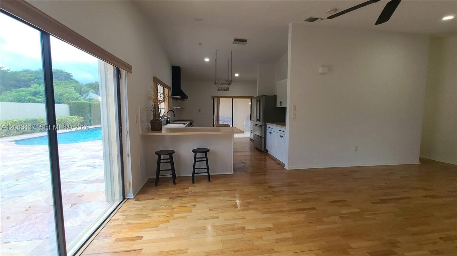 Family Room and Kitchen
