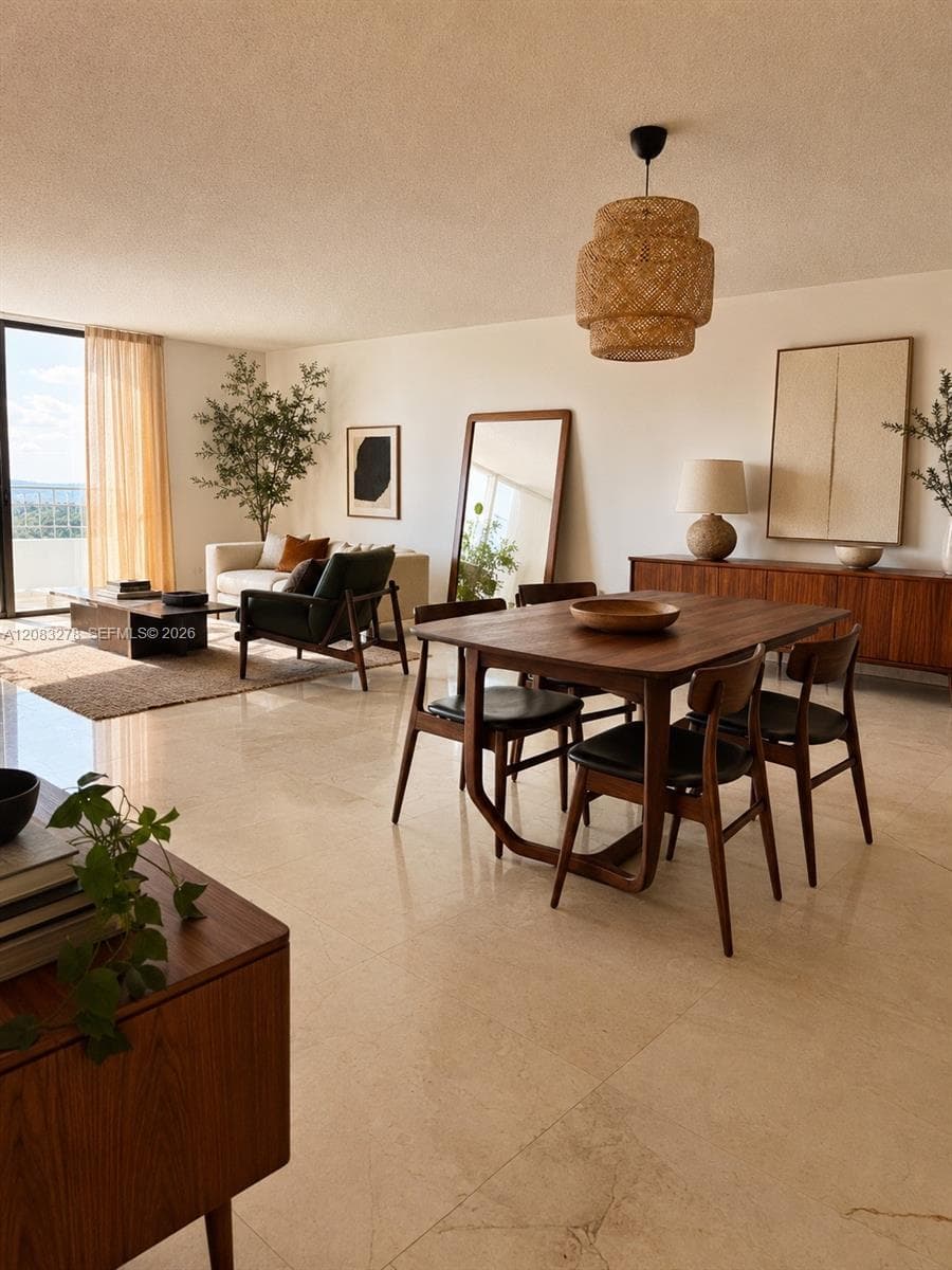 Living/Dining Staged