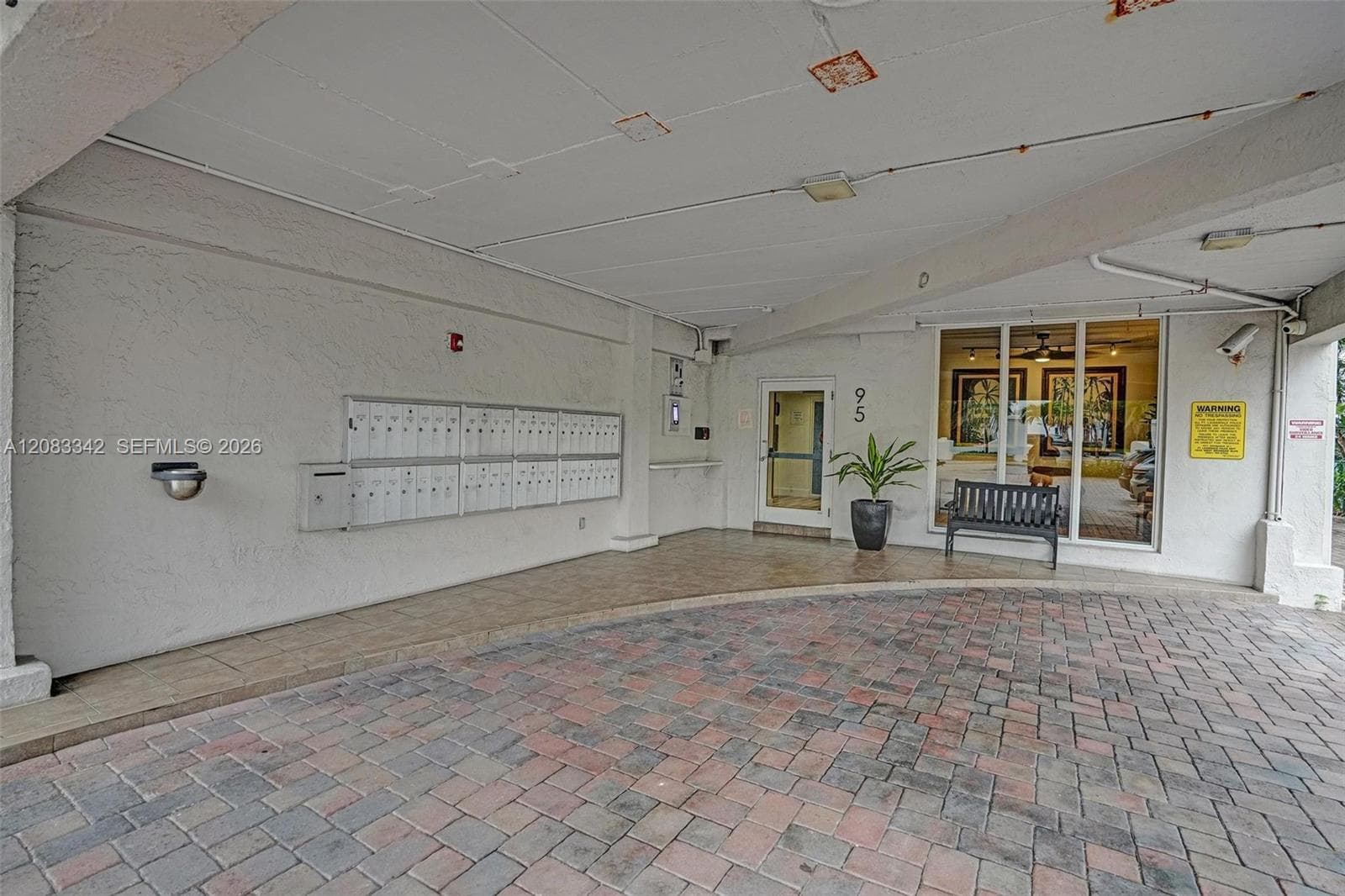 Port Cochere with Butterfly electronic key access