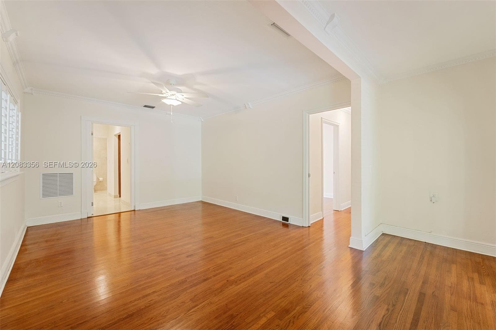 Wide Angle Primary Bedroom