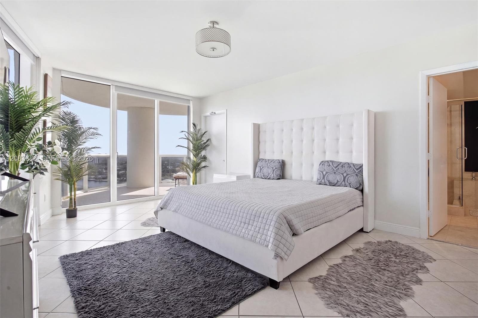 Master Bedroom with Private Balcony