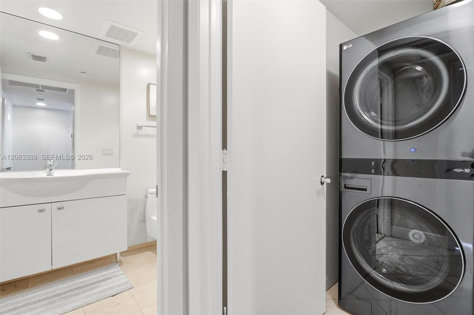 Stacked Laundry Units