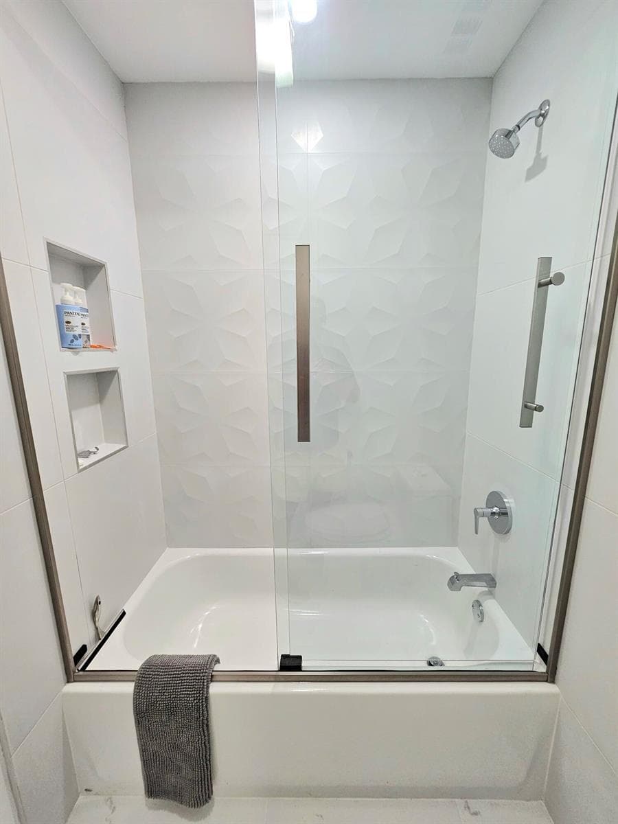 Custom 3D Geometric Accent Wall in Maste