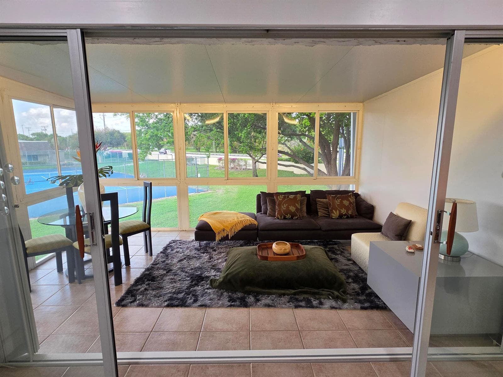 Doors leading to Private Patio
