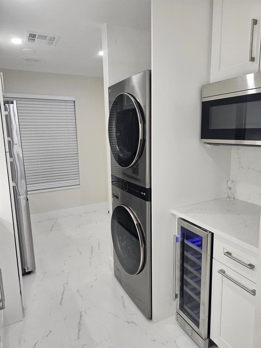 In unit SS Washer/Dryer