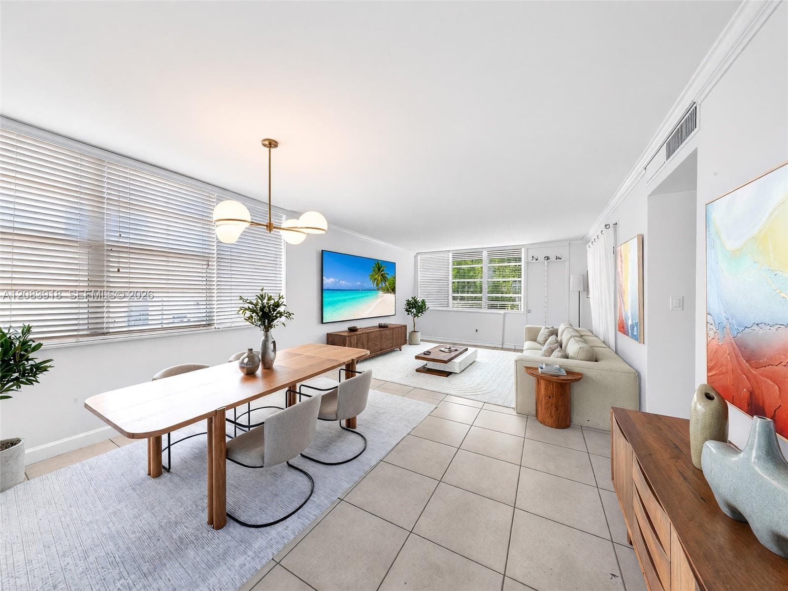 Virtually Staged - Open living Concept