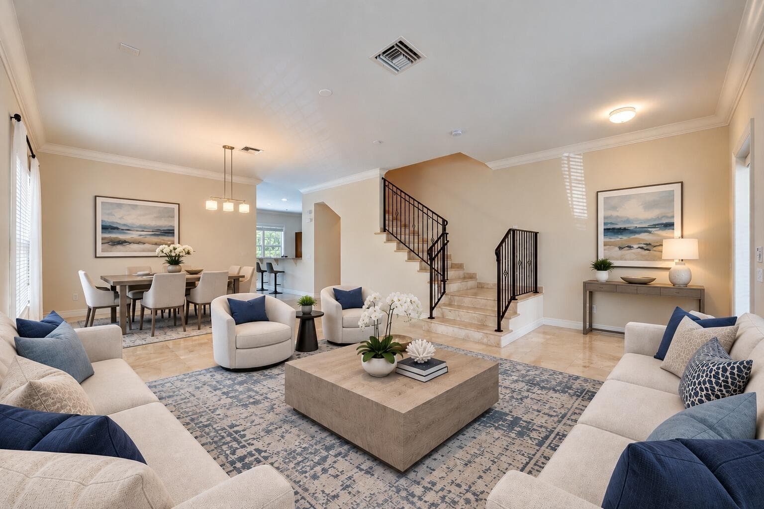 2201 Living_Dining_Staged_Beaches_MLS
