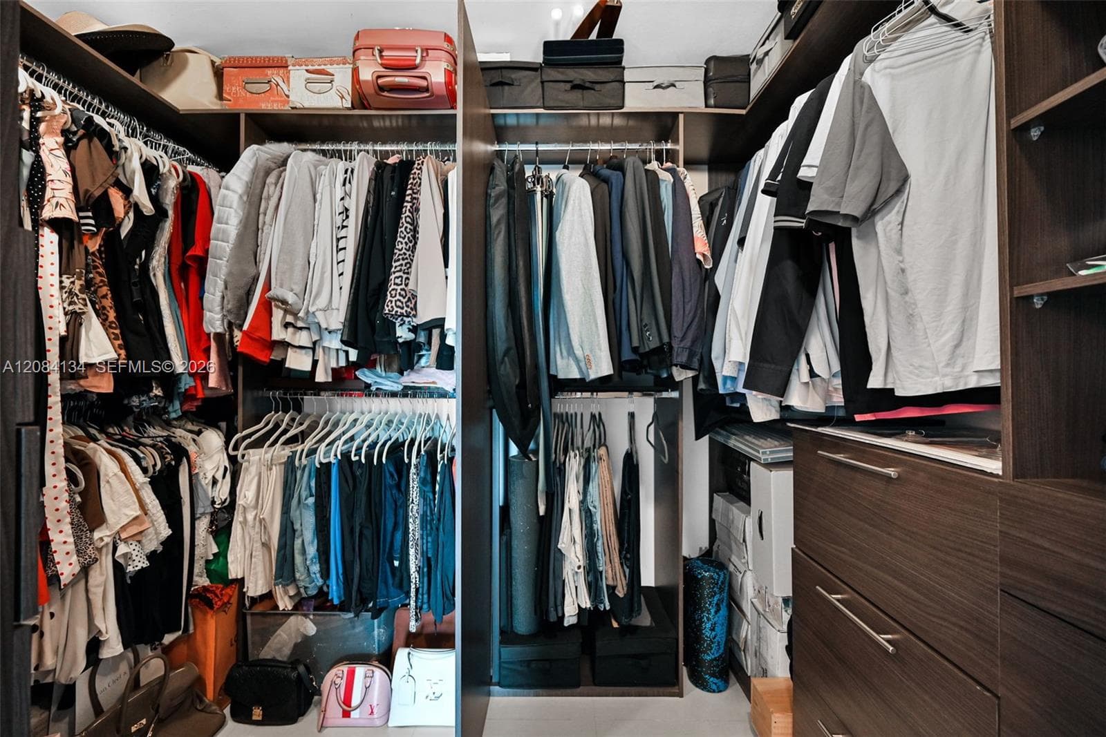 Primary Bedrrom - walk-in closet w/ custom built ins
