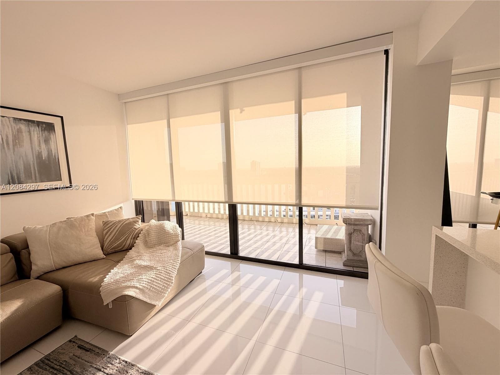 blinds going up