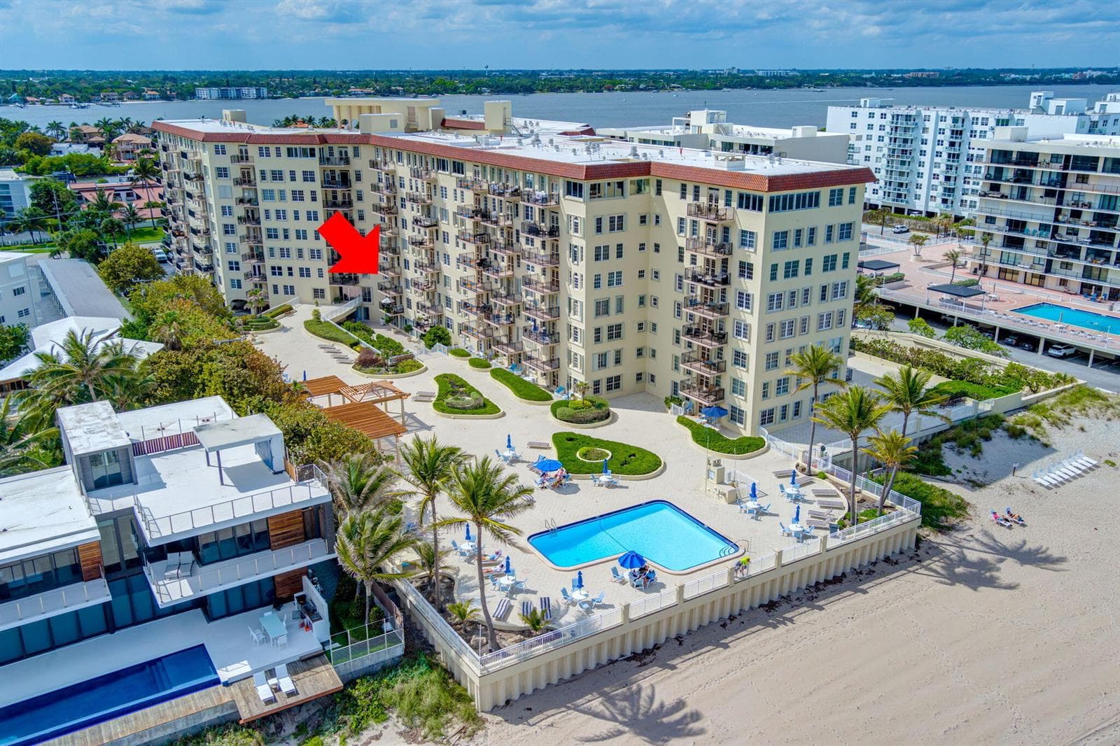 Ocean front elevation