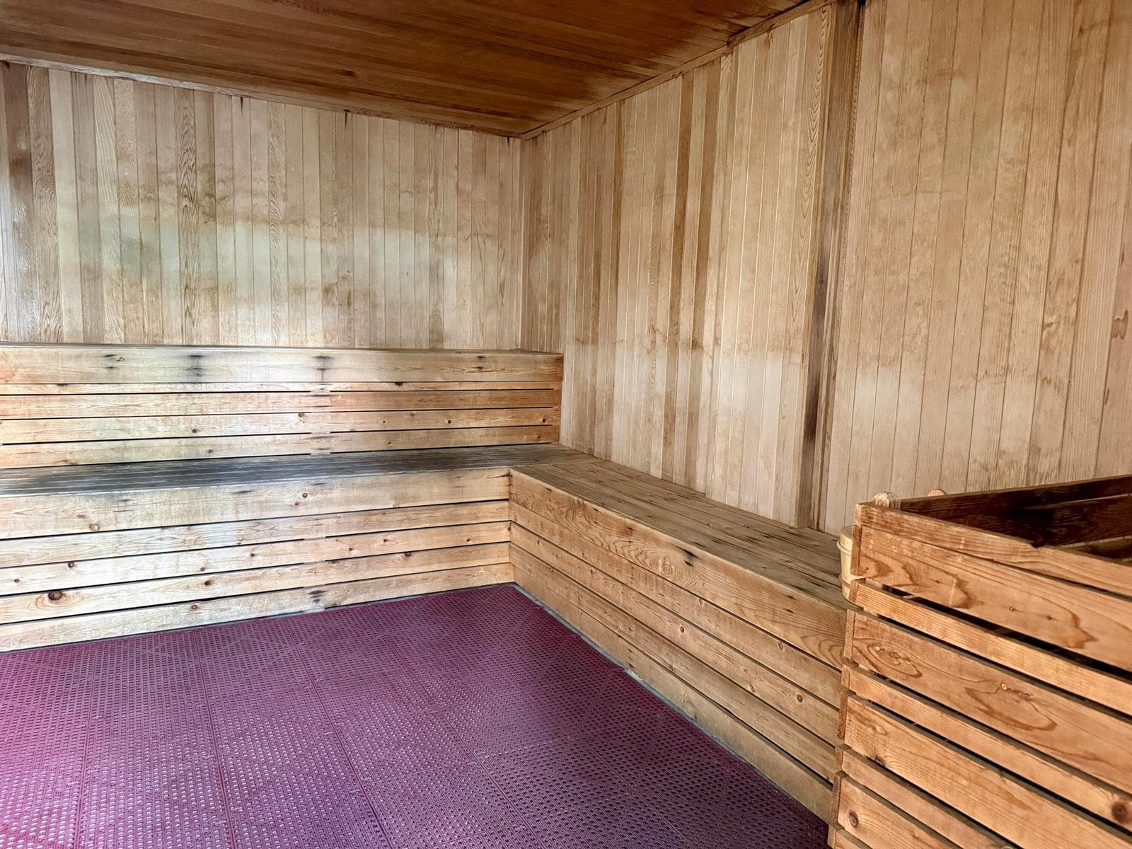Sauna on Pool Deck