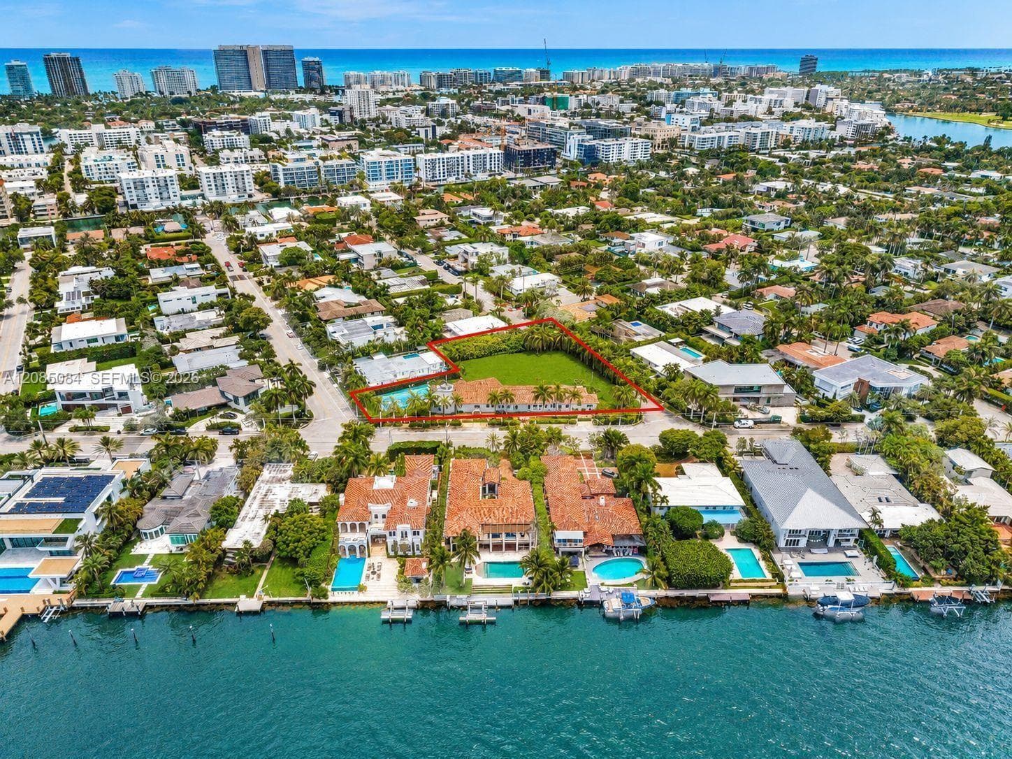 Bay Harbor Islands setting near Biscayne Bay and Bal Harbour