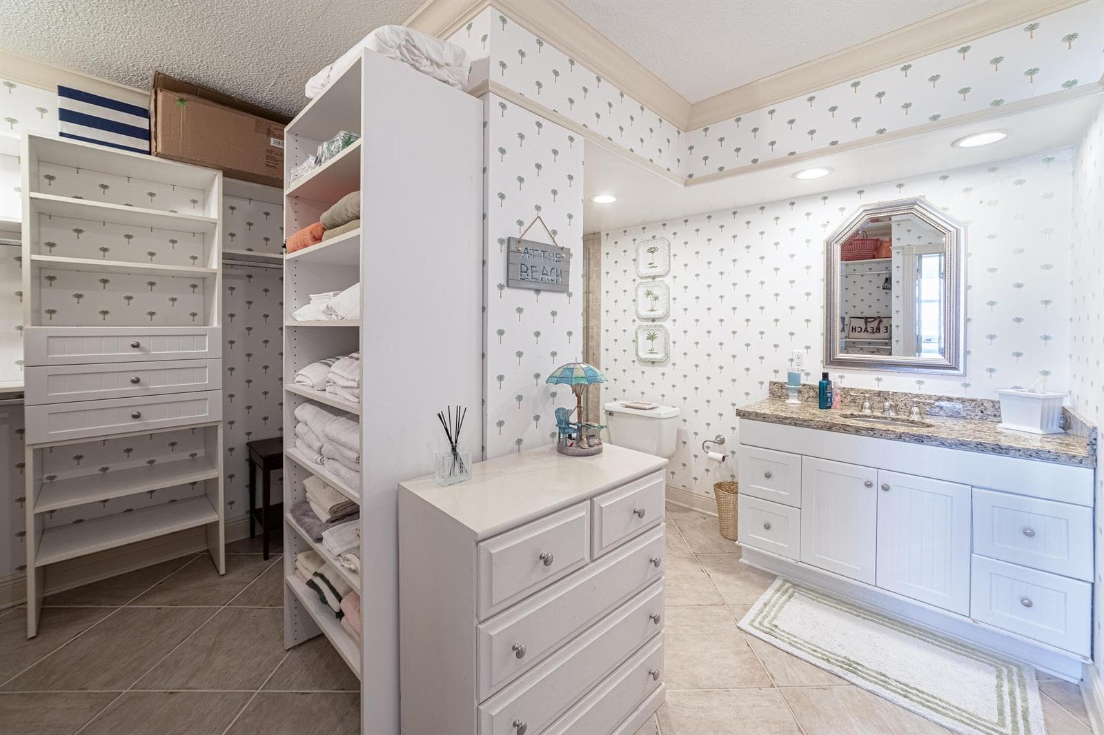 Primary Bathroom & Walk-in Closet