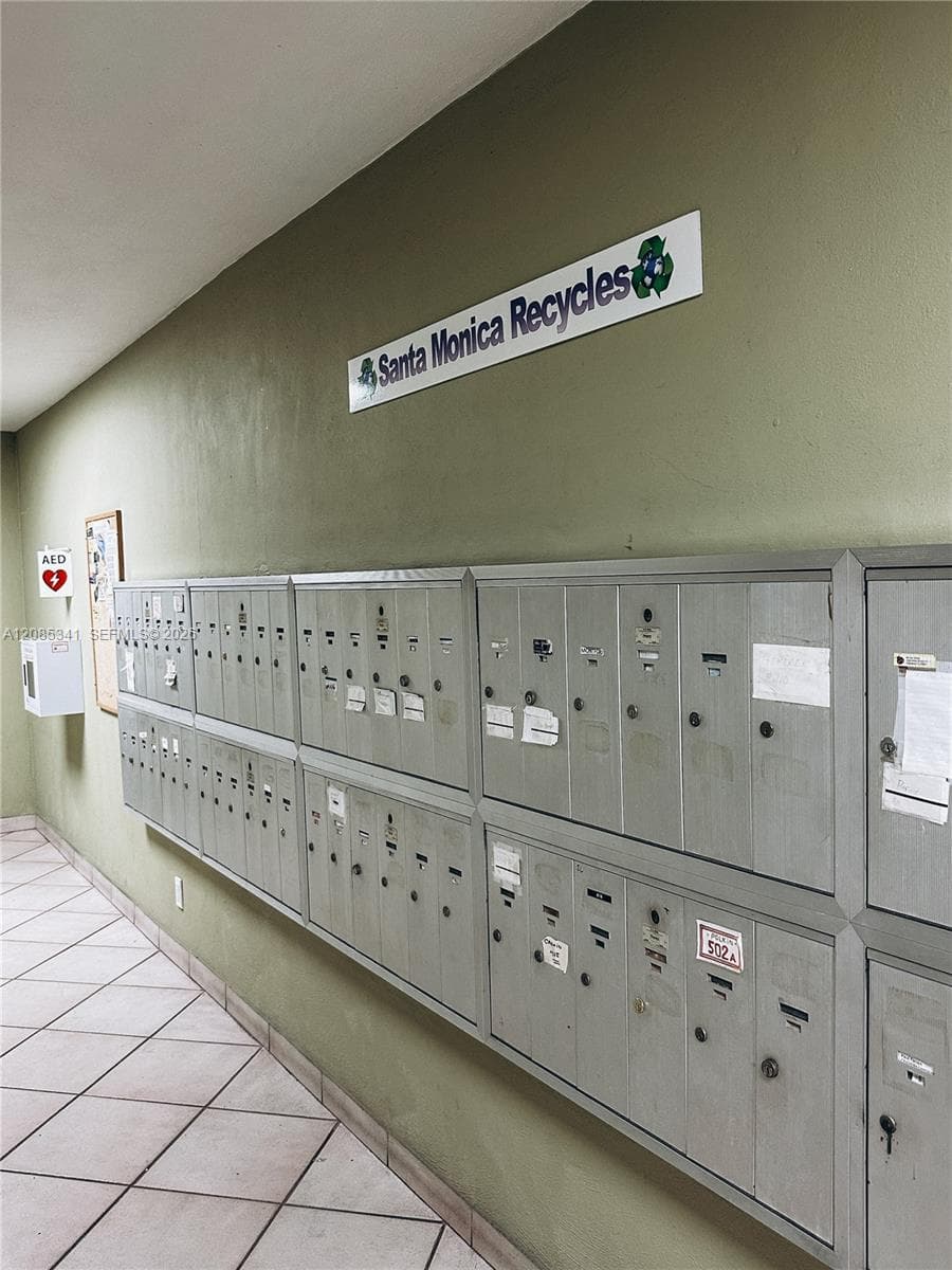 mail on the first floor