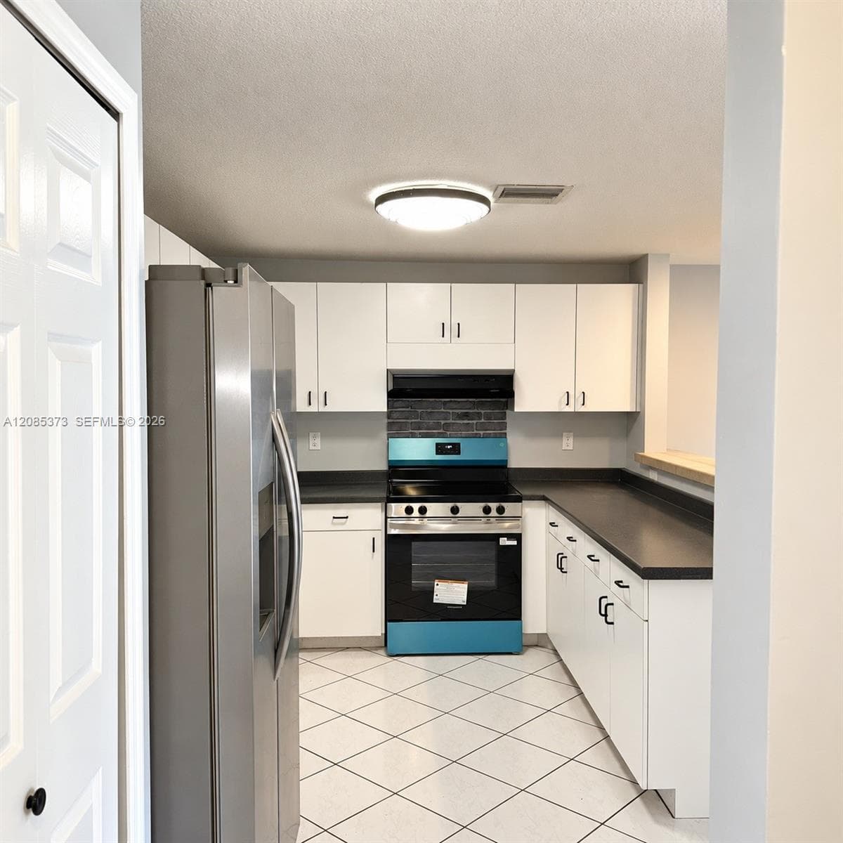 Entering the kitchen