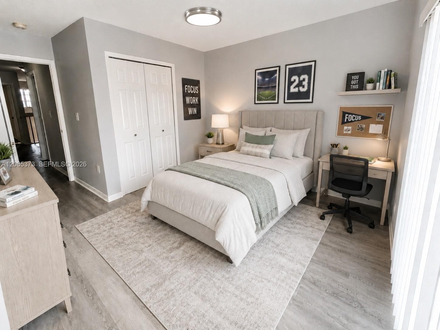 Bedroom 3 virtually staged