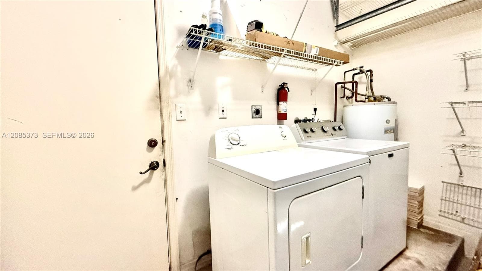 Laundry room and storage off the family room
