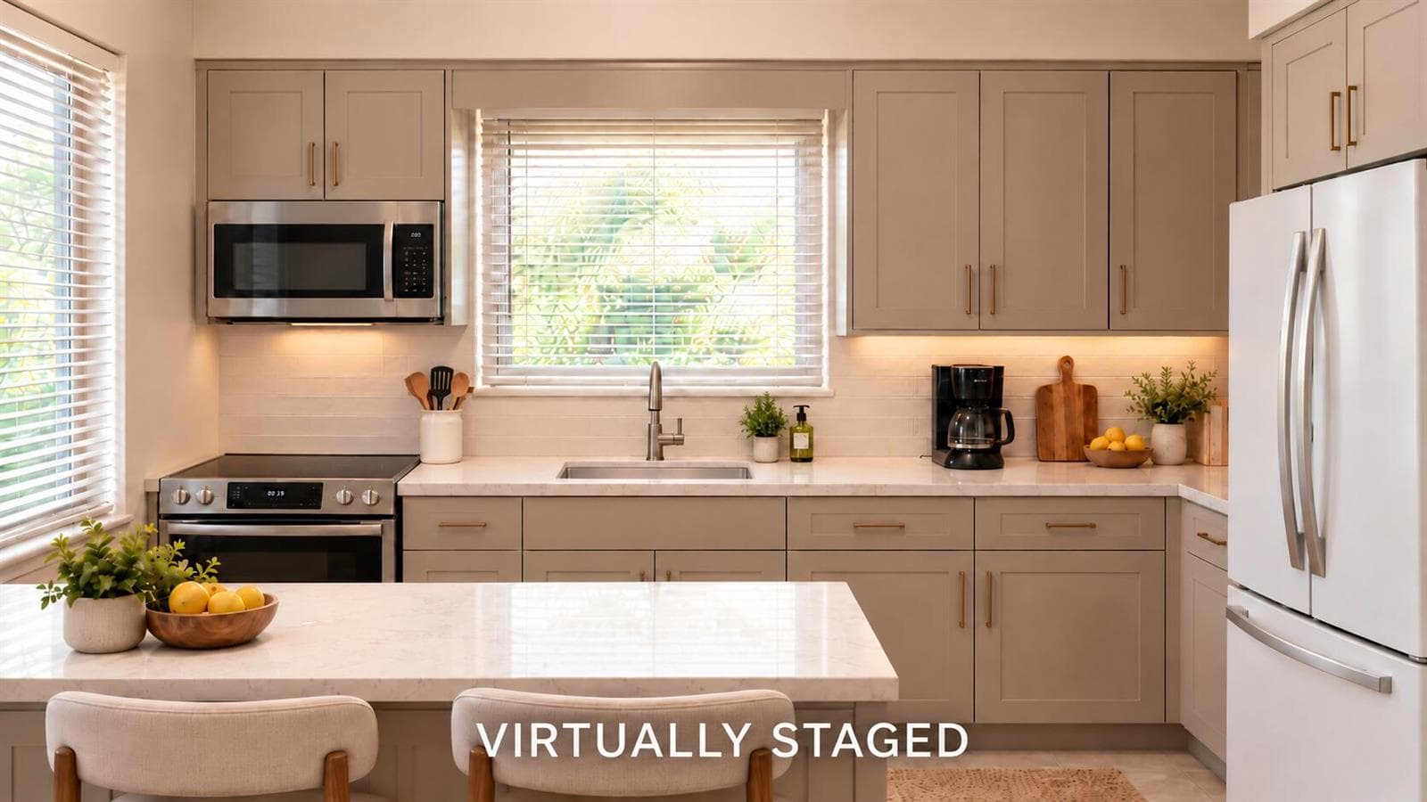 Virtually Staged Kitchen NEW