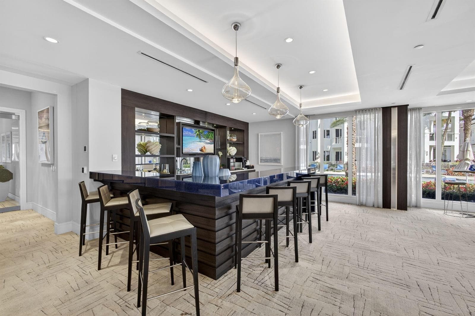 Exquisite Clubhouse bar