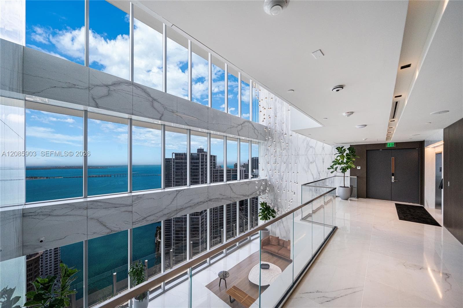 Floor 53: sky lobby