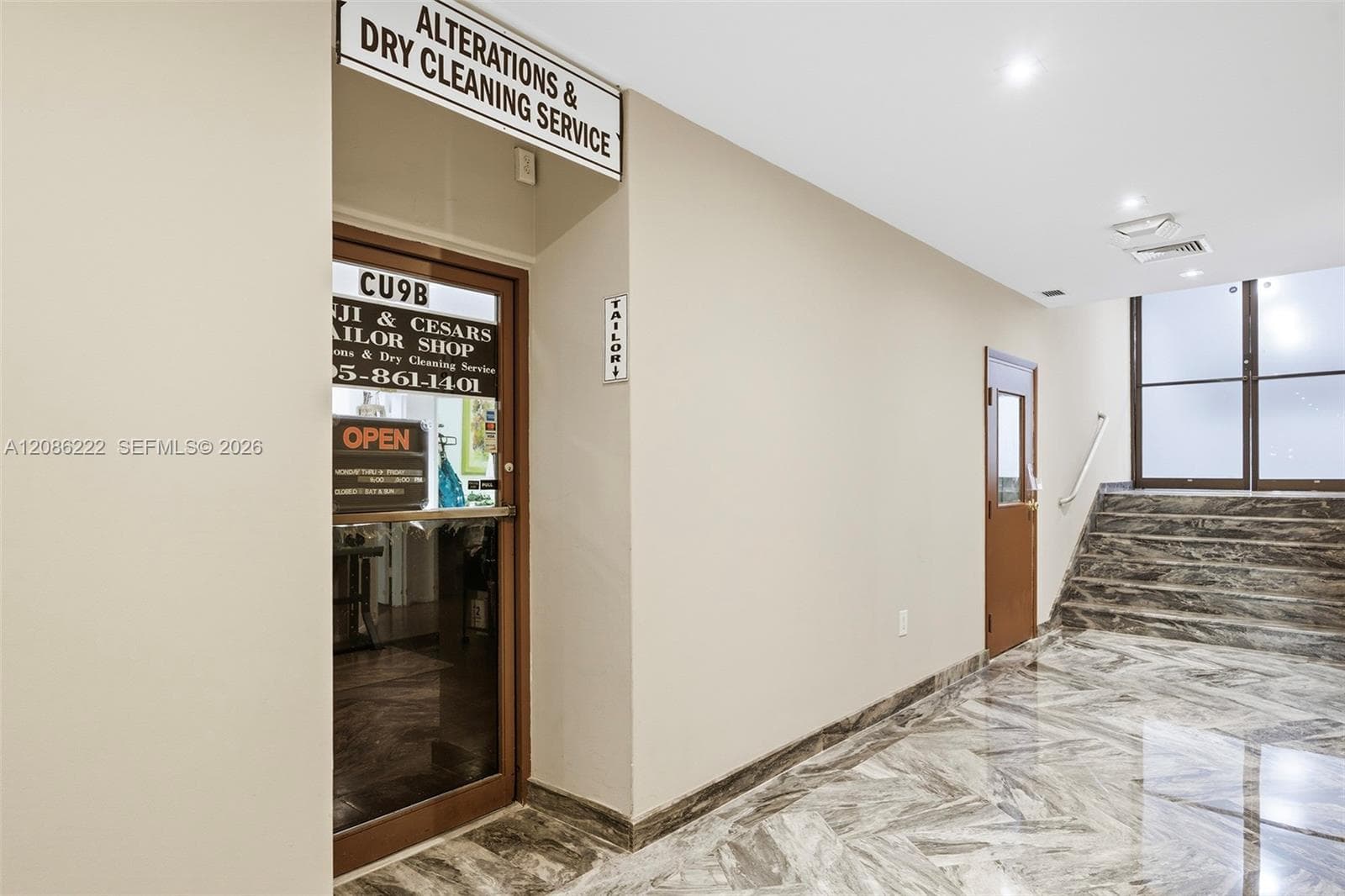 On premise Alterations and Dry Cleaners