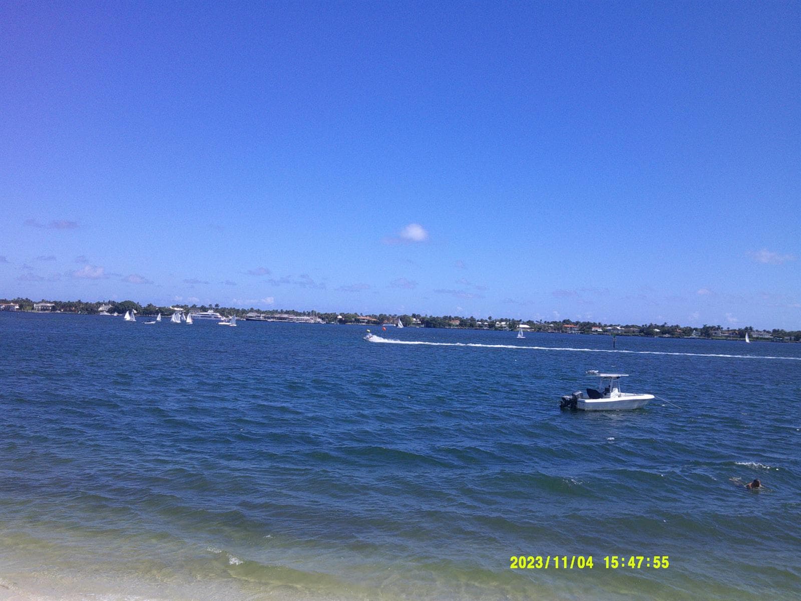 View of 5600 Flager Dr of intracoastal