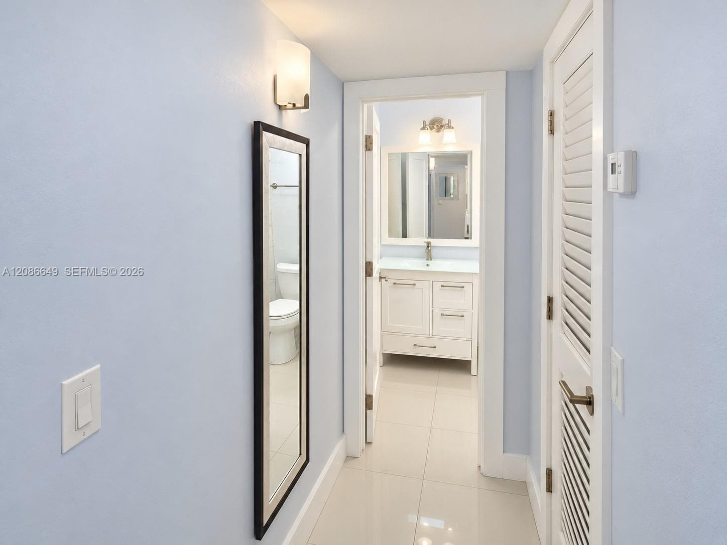 Hallway with 2nd Storage Closet