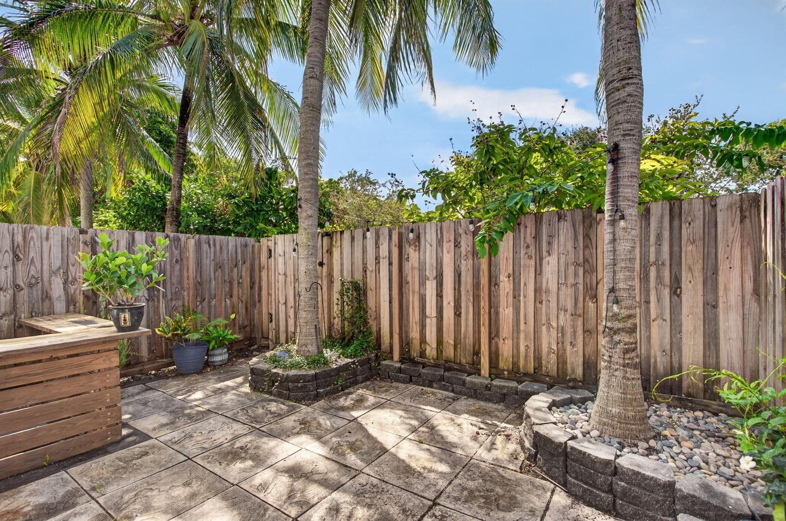 Gated Patio