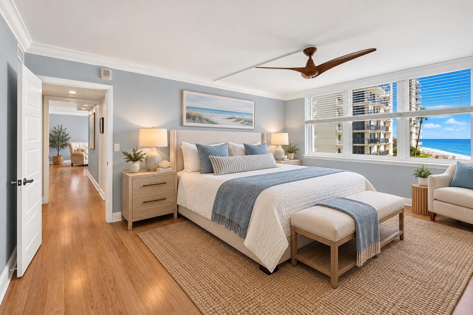 Unit 304 Bedroom with Ocean Views