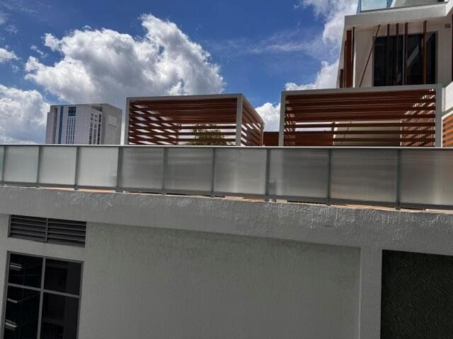 View from the balcony